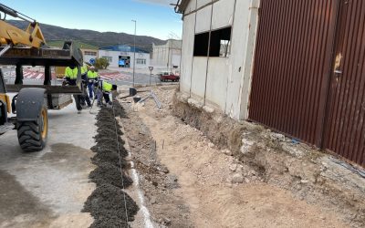 Finalizan las obras de mejora en las infraestructuras del Polígono Industrial de Cañada